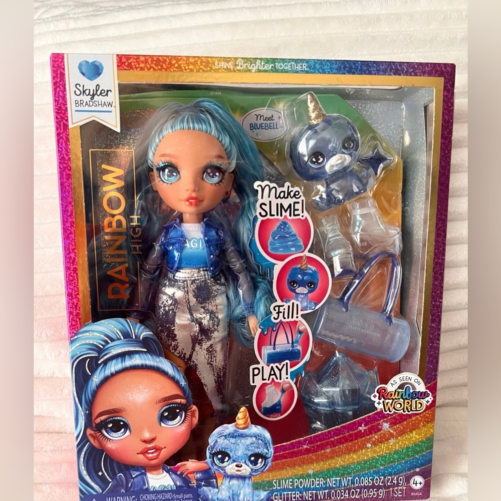 Rainbow High Skyler Bradshaw slime maker doll set